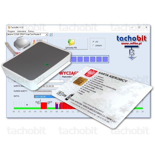 TachoBit - Czytnik karty kierowcy z programem